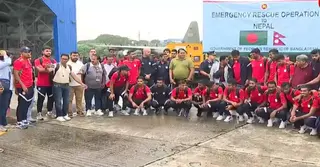 দেশে ফিরেছে নেপালে আটকে থাকা ফুটবল দল